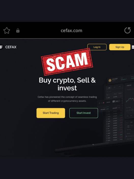 Is Cefax a Scam or Legit? | Find out! - Blog - Recover My Crypto