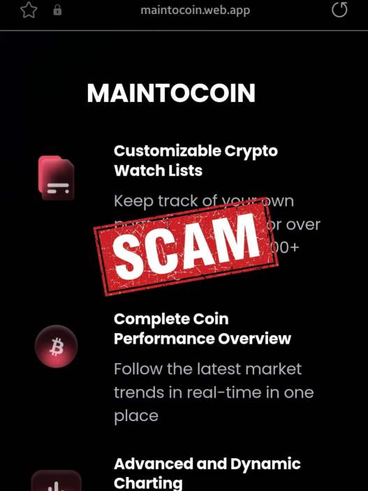 Is Maintocoin a Scam or Legit? Find out! - Blog - Recover My Crypto