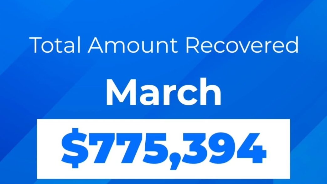 March: $775,394 digital assets was recovered! - Blog - Recover My Crypto