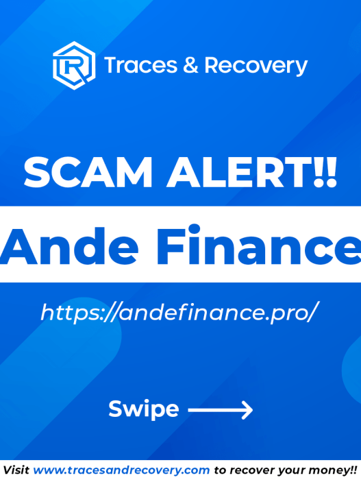 Is Ande Finance Scam or Legit? Find Out! Ande Finance Scam Platform Exposed – Protect Your Investments! - Blog - Recover My Crypto