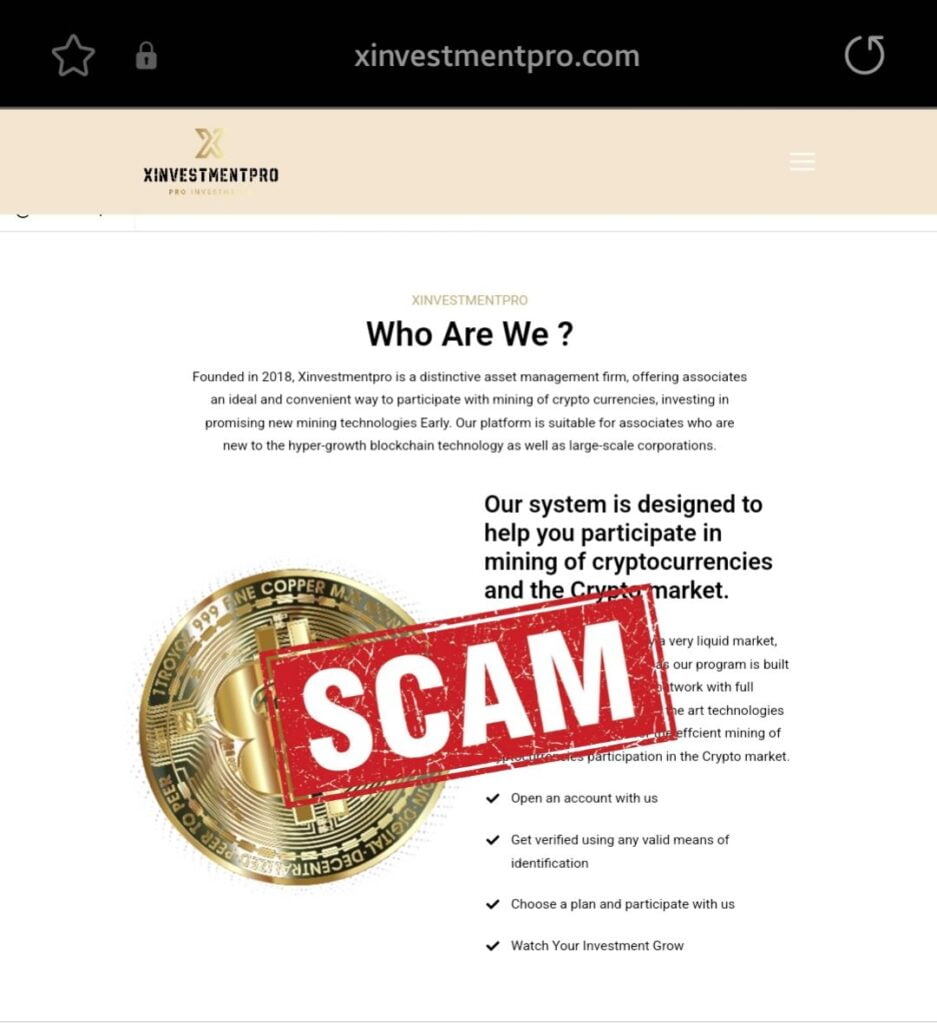 Is X-investment Pro a Scam or Legit? Find Out! - Blog - Recover My Crypto