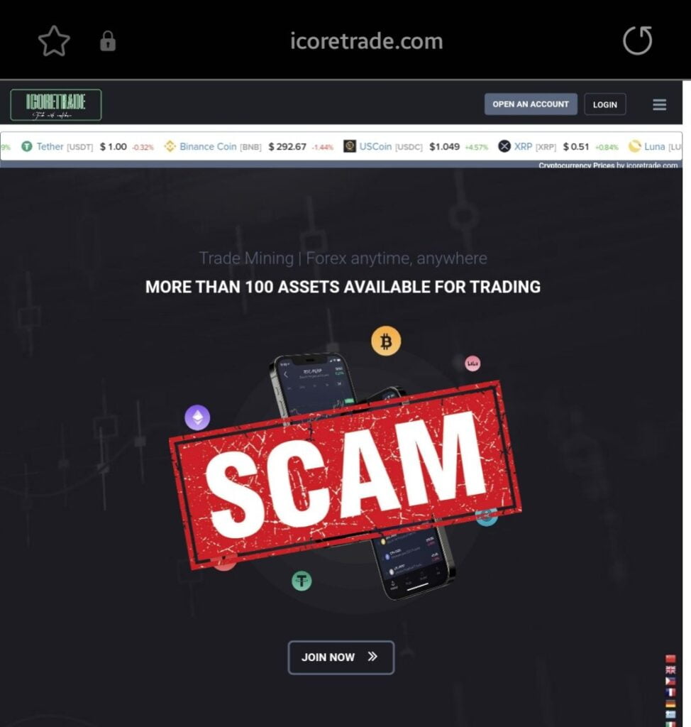 Is iCoreTrade a Scam or Legit? Find Out! - Blog - Recover My Crypto