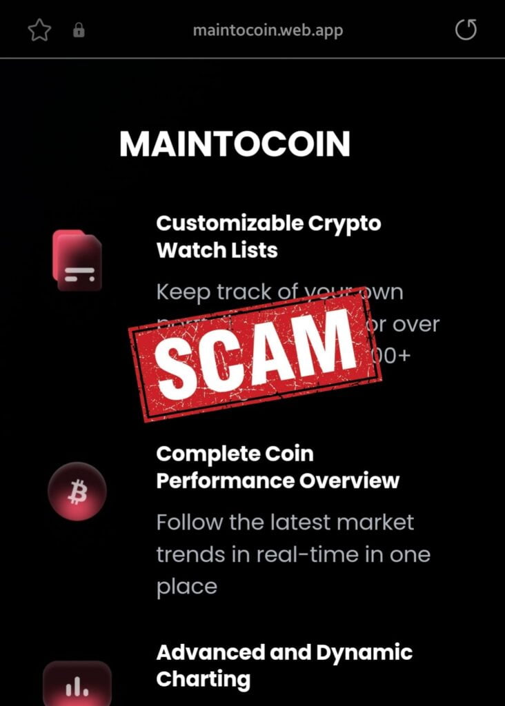 Is Maintocoin a Scam or Legit? Find out! - Blog - Recover My Crypto
