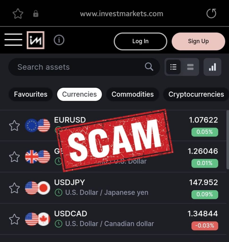 Is InvestMarkets a Scam or Legit? Find Out! - Blog - Recover My Crypto
