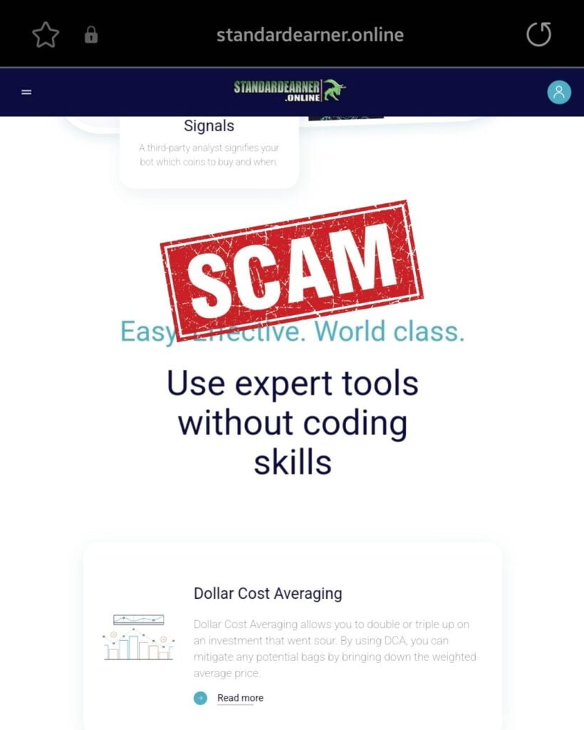 Is StandardEarner a Scam or Legit? Find out! - Blog - Recover My Crypto
