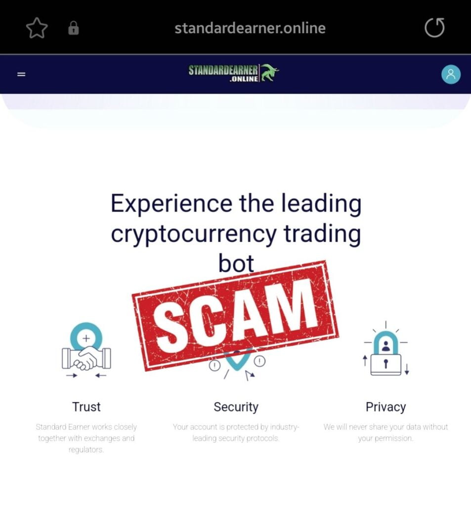 Is StandardEarner a Scam or Legit? Find out! - Blog - Recover My Crypto