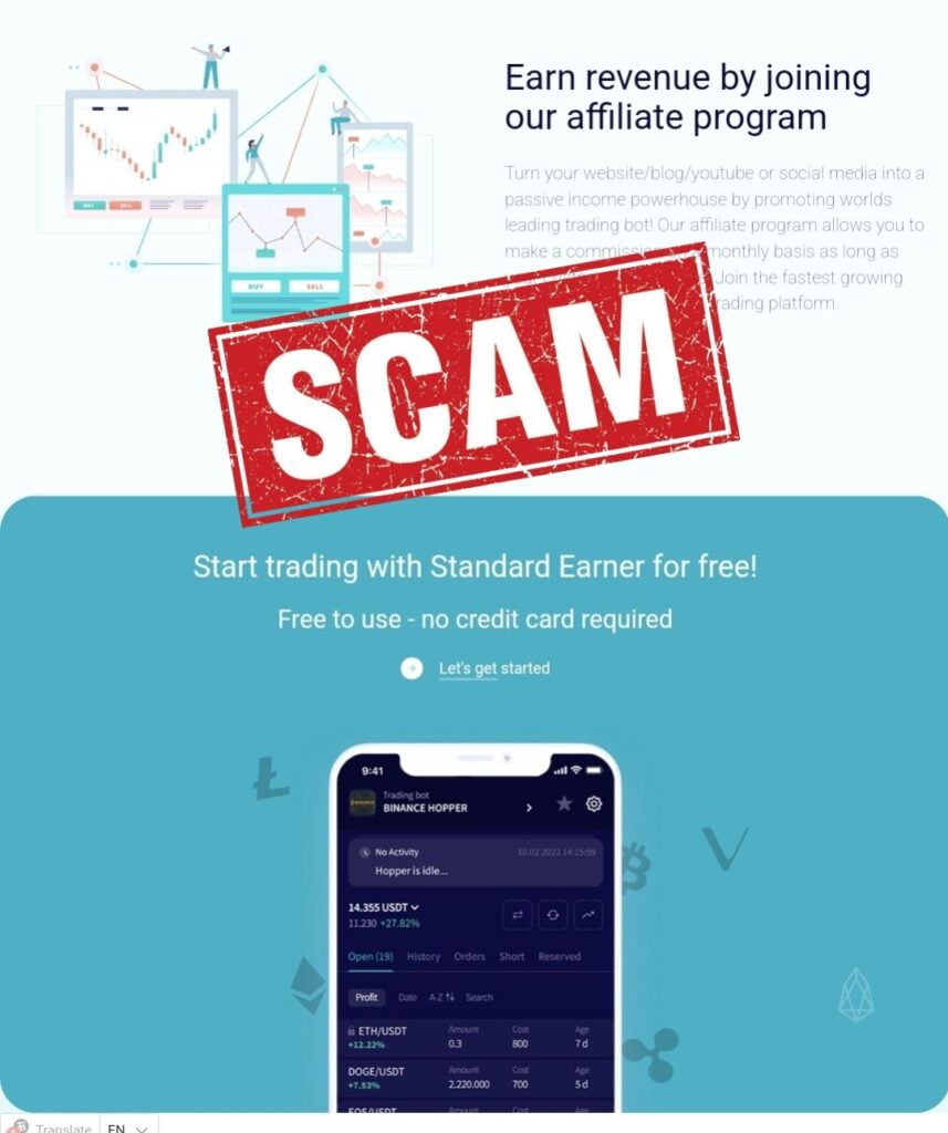 Is StandardEarner a Scam or Legit? Find out! - Blog - Recover My Crypto