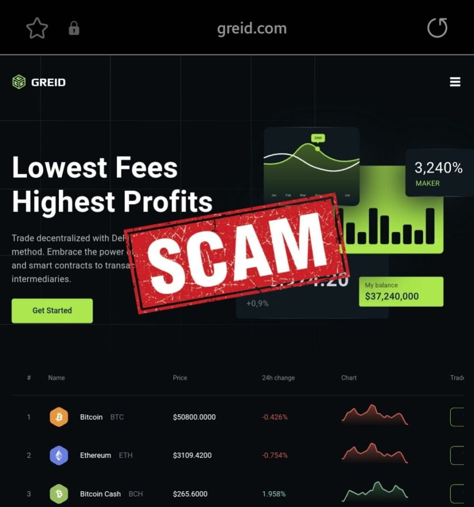 Is Greid a Scam or Legit? Find out! - Blog - Recover My Crypto