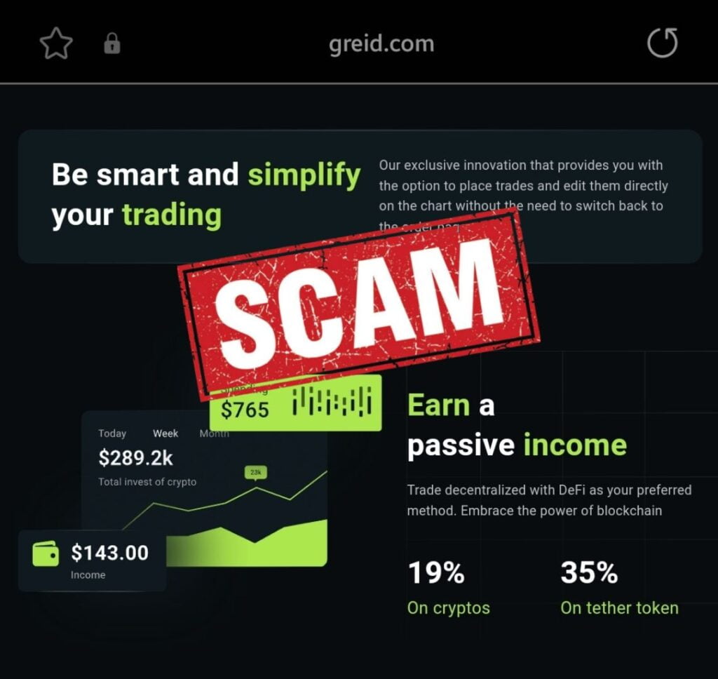 Is Greid a Scam or Legit? Find out! - Blog - Recover My Crypto
