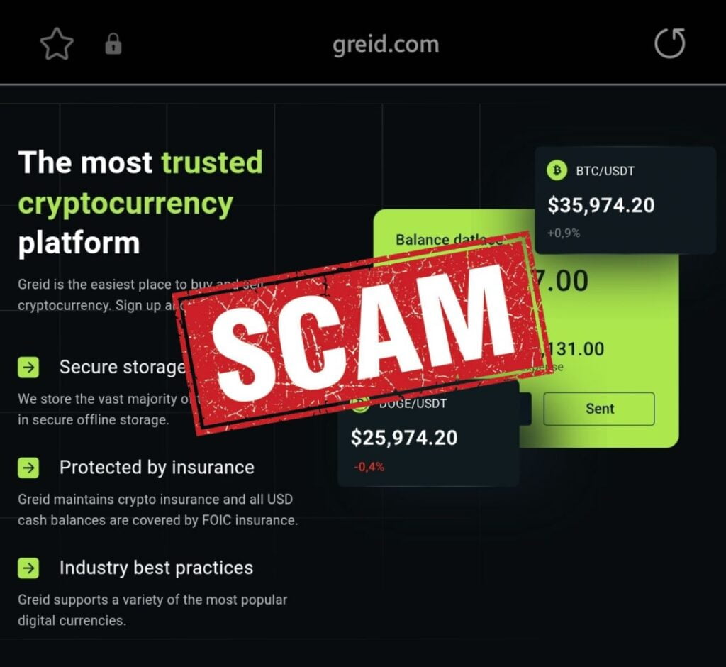 Is Greid a Scam or Legit? Find out! - Blog - Recover My Crypto