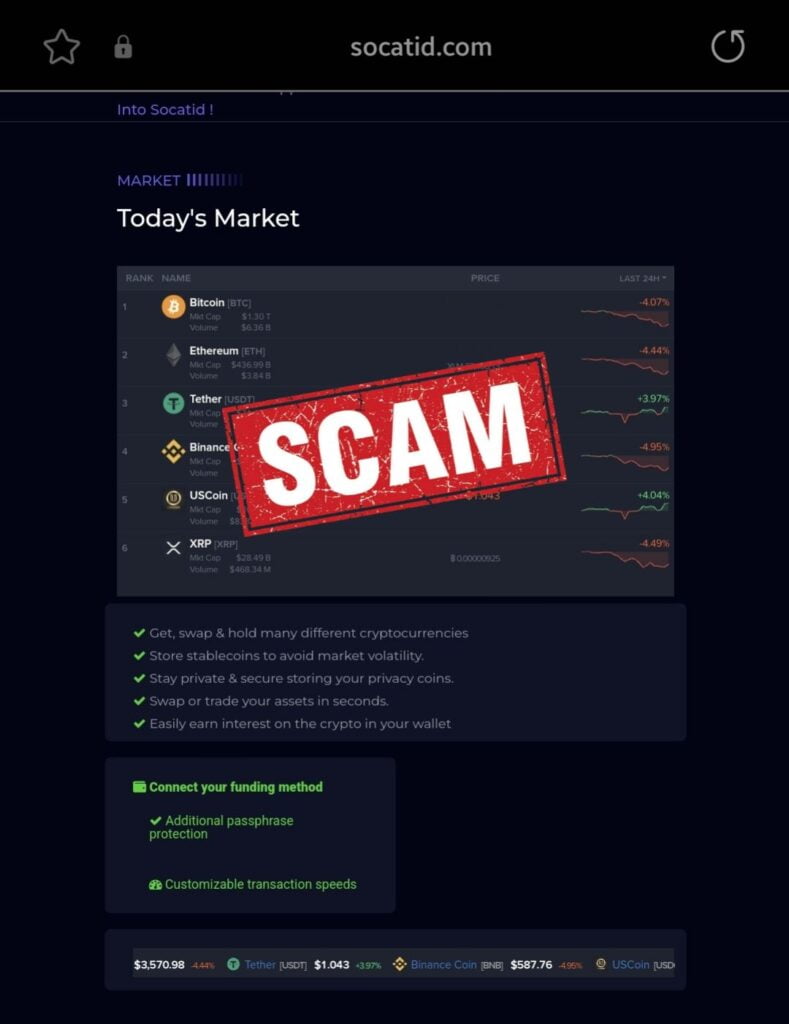 Is Socatid a Scam or Legit? Find out! - Blog - Recover My Crypto