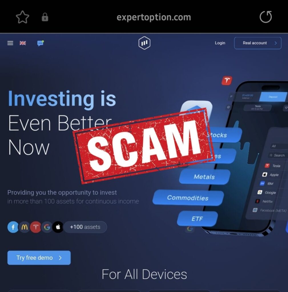 Is Expert Option a Scam or Legit? Find Out! - Blog - Recover My Crypto