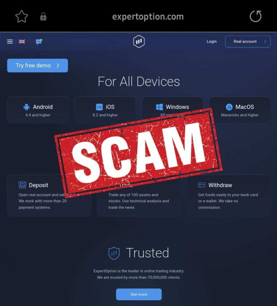 Is Expert Option a Scam or Legit? Find Out! - Blog - Recover My Crypto