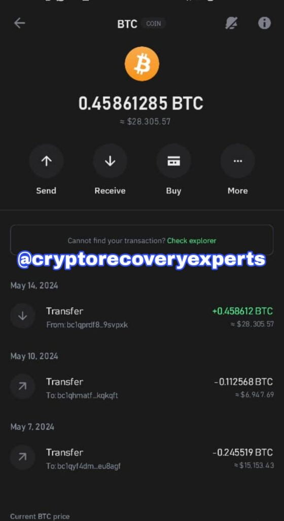 Success Story: Recovery of 0.458612 BTC (Worth $28,305.57 USDT) - Blog - Recover My Crypto