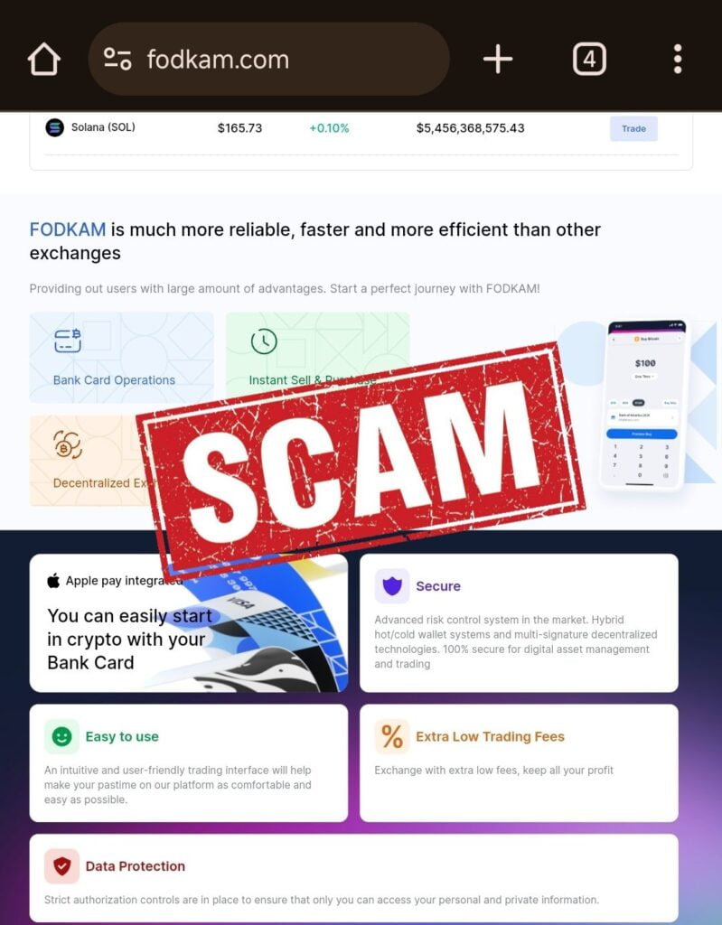 Fodkam Scam Platform: Beware and Avoid Investing! Is Fodkam Legit or Scam? - Blog - Recover My Crypto