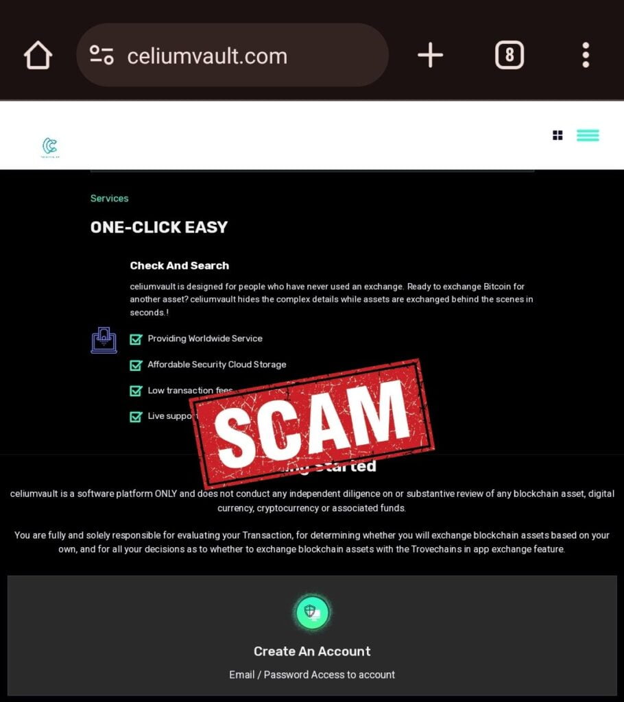 Is Celium Vault a Scam or Legit? - Blog - Recover My Crypto Is Celium Vault a Scam or Legit? - Blog - Recover My Crypto